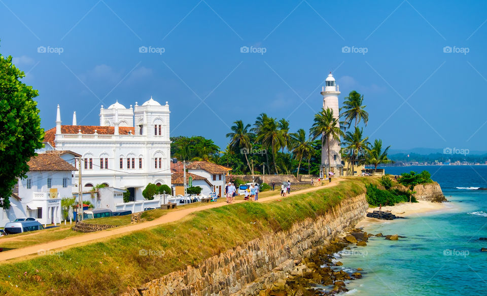 The Galle lighthouse