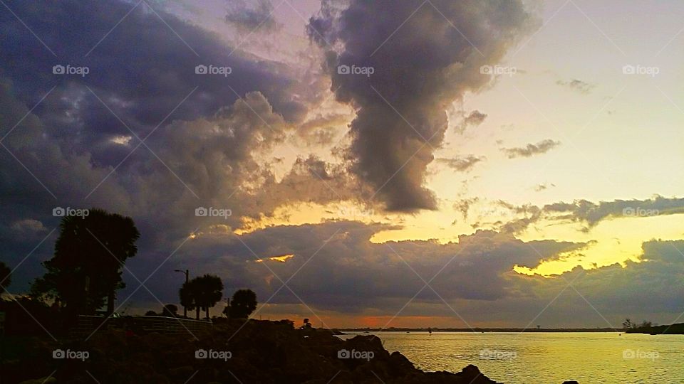 STORMY SEASCAPE