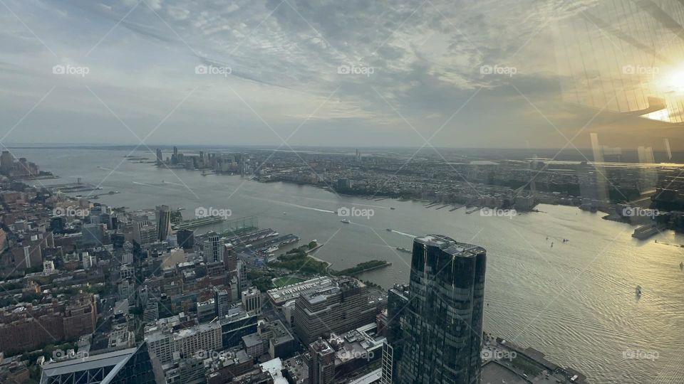 Panoramic view of the city 