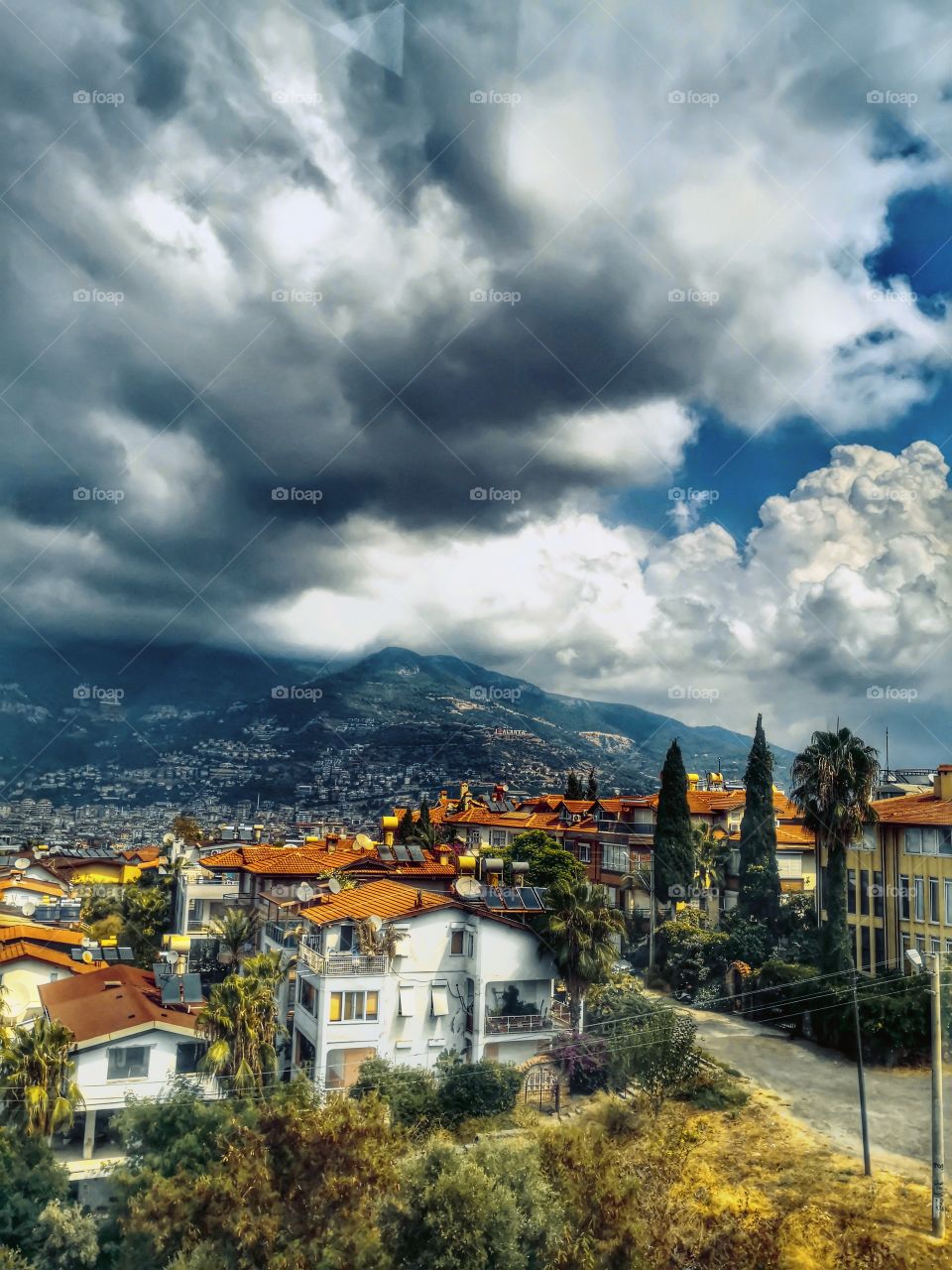 Alanya before the rain