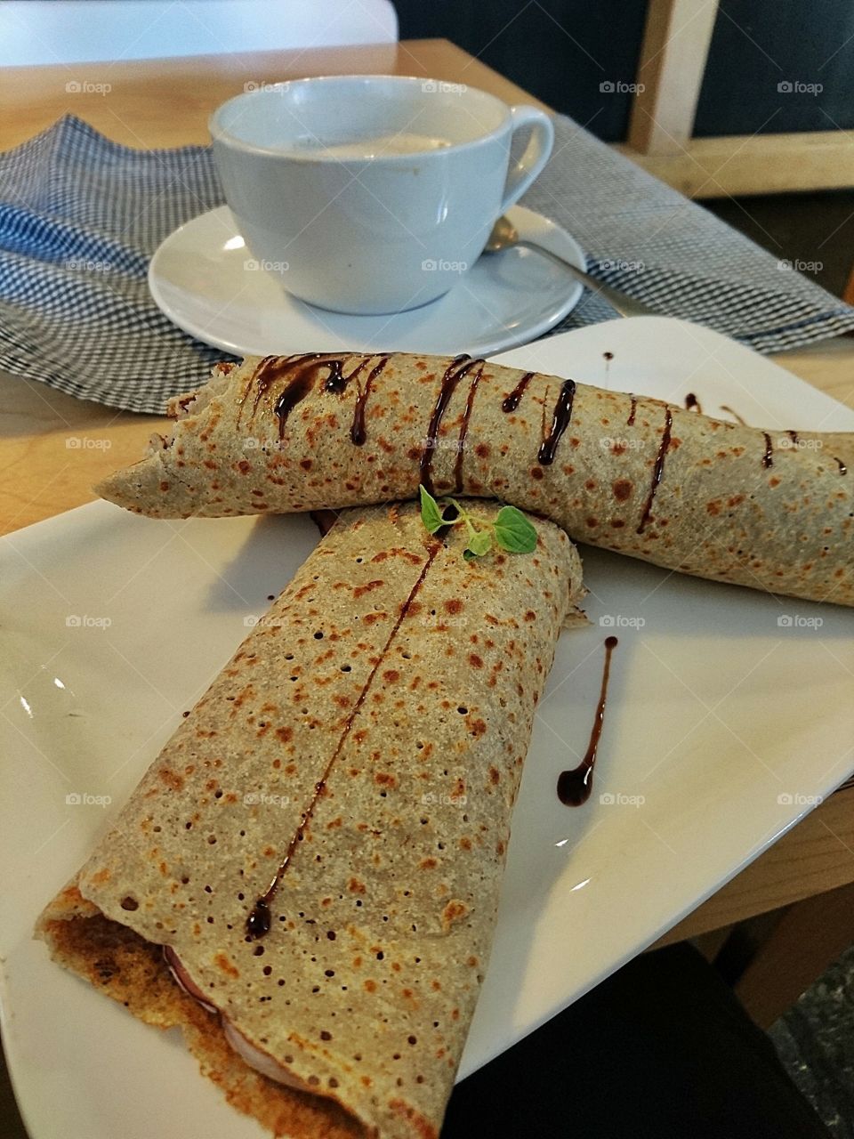 Snacks are available.