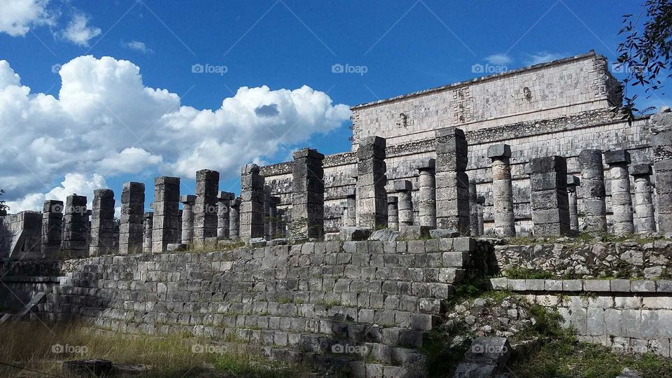 Ancient mayan ruins