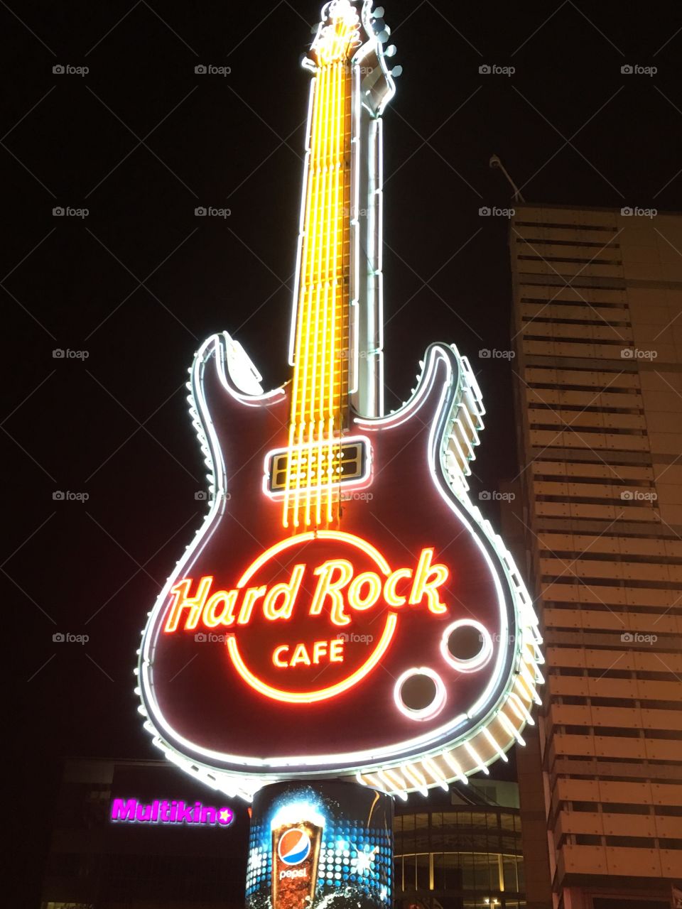 #hardrock #sign #restaurant #warsaw #music