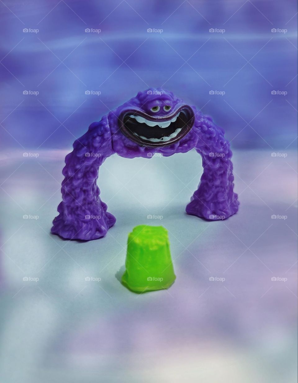Purple monster toy