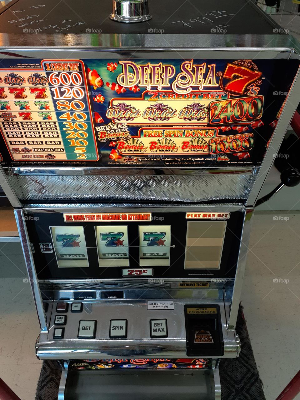 Deep Seven Slot Machine