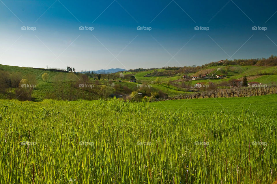 landscape sky green italy by babri
