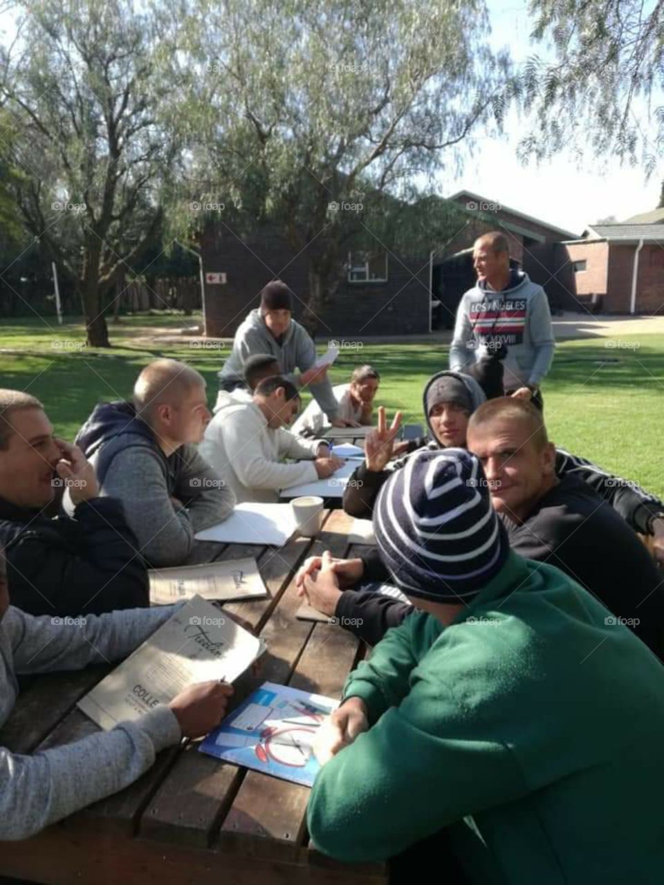 "Walking with Winners" drug rehabilitation centre in South Africa 🇿🇦 some very determined individuals there who have made the decision that enough is enough. The time for change is now.