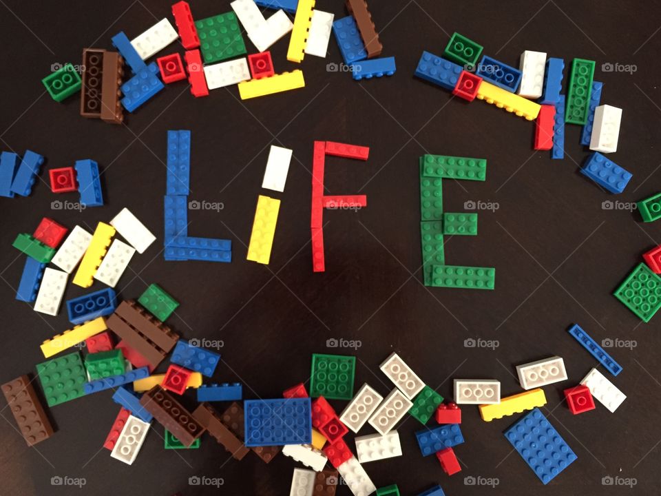 Build your life as colorful as you want! Build it with faith and love!!!