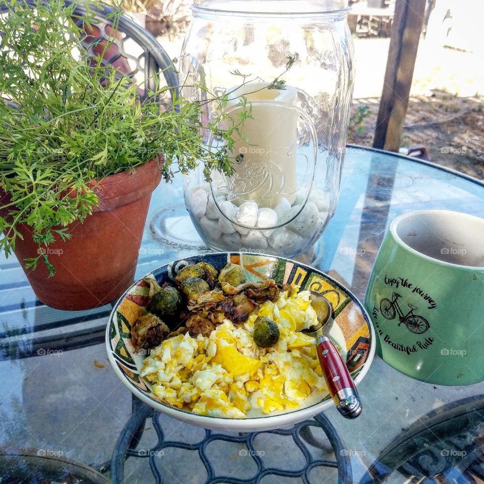 morning meals in blissful california