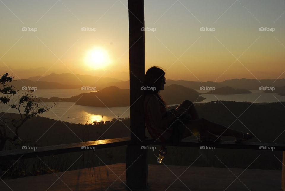 Sunset in Coron, Palawan, Philippines 