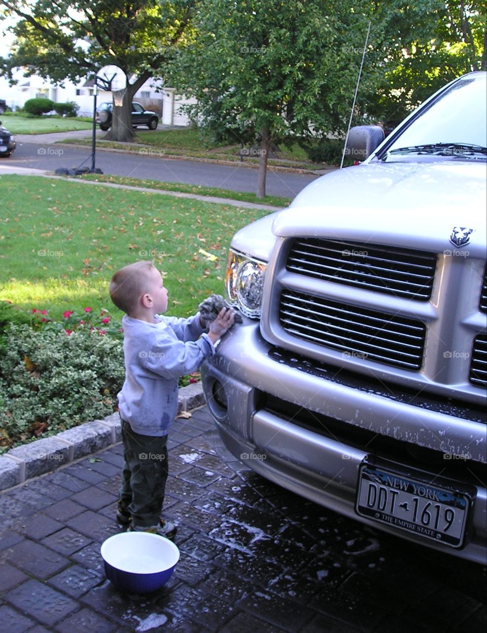 Washing the Ford