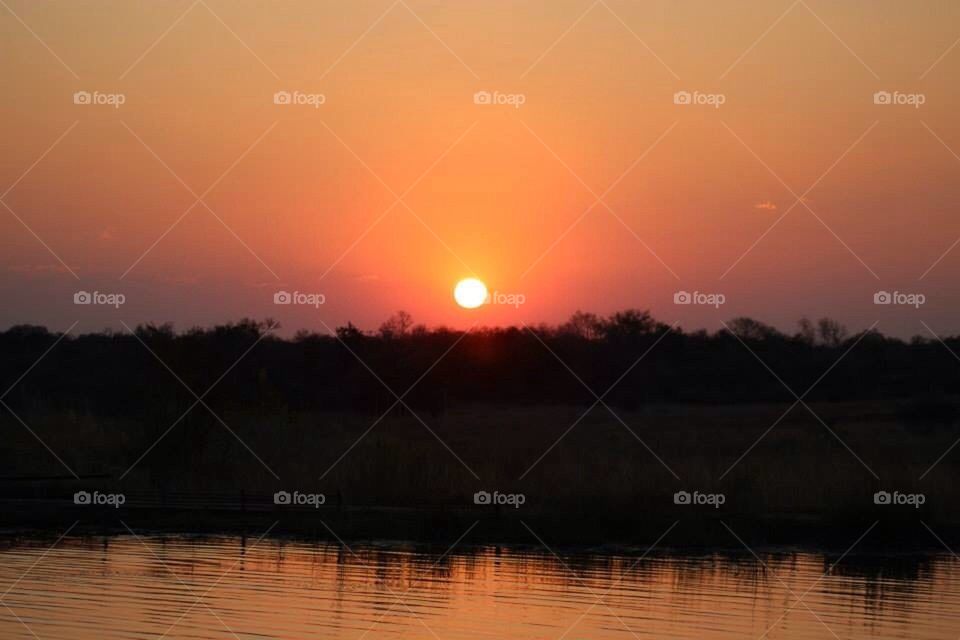 African sunset