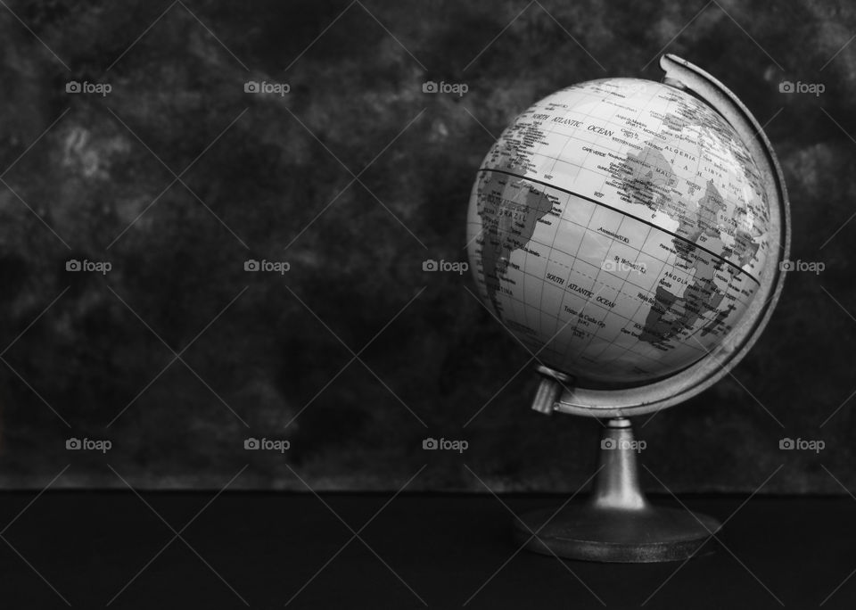 Black and White Globe