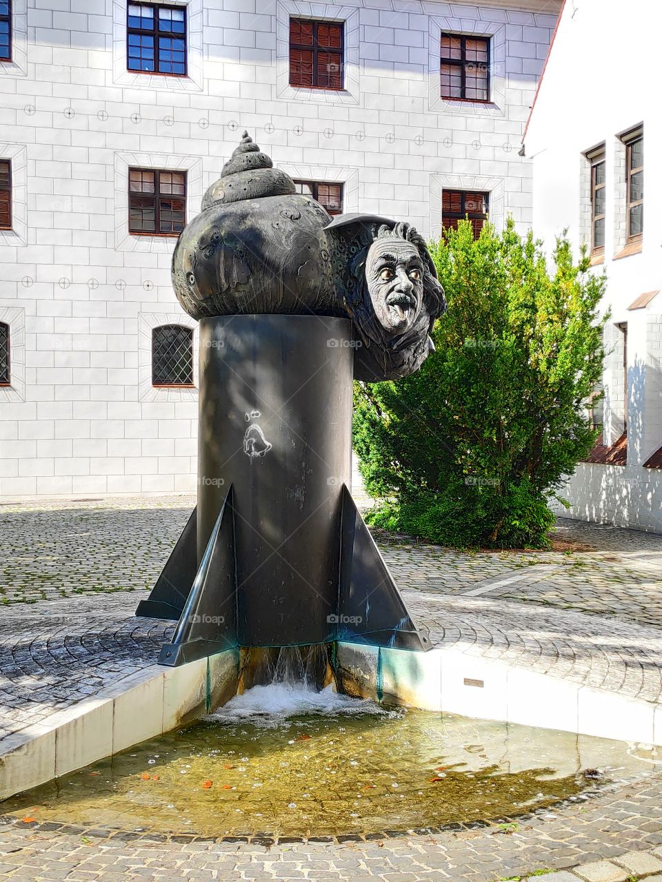 Einstein Fontaine in his city of birth Ulm
