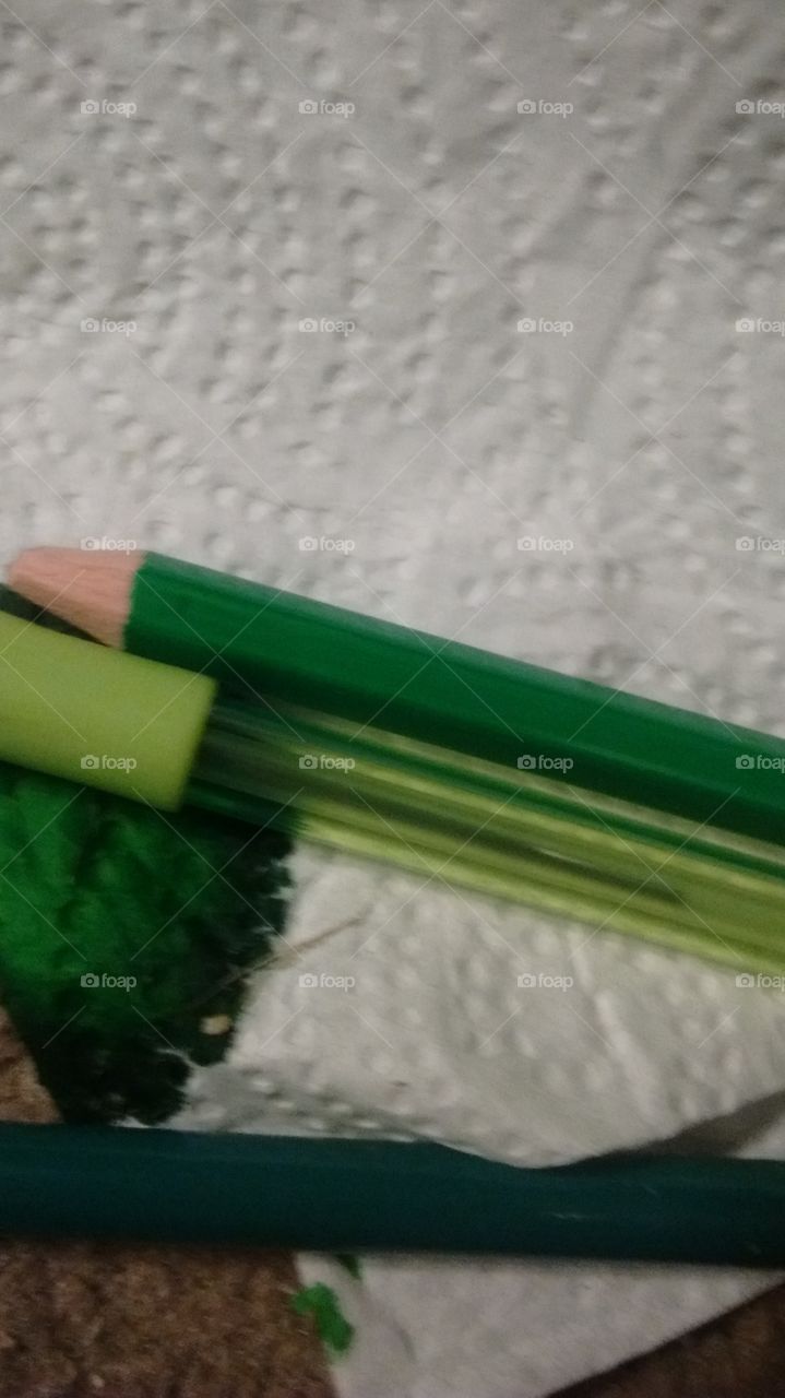 a green pencil story