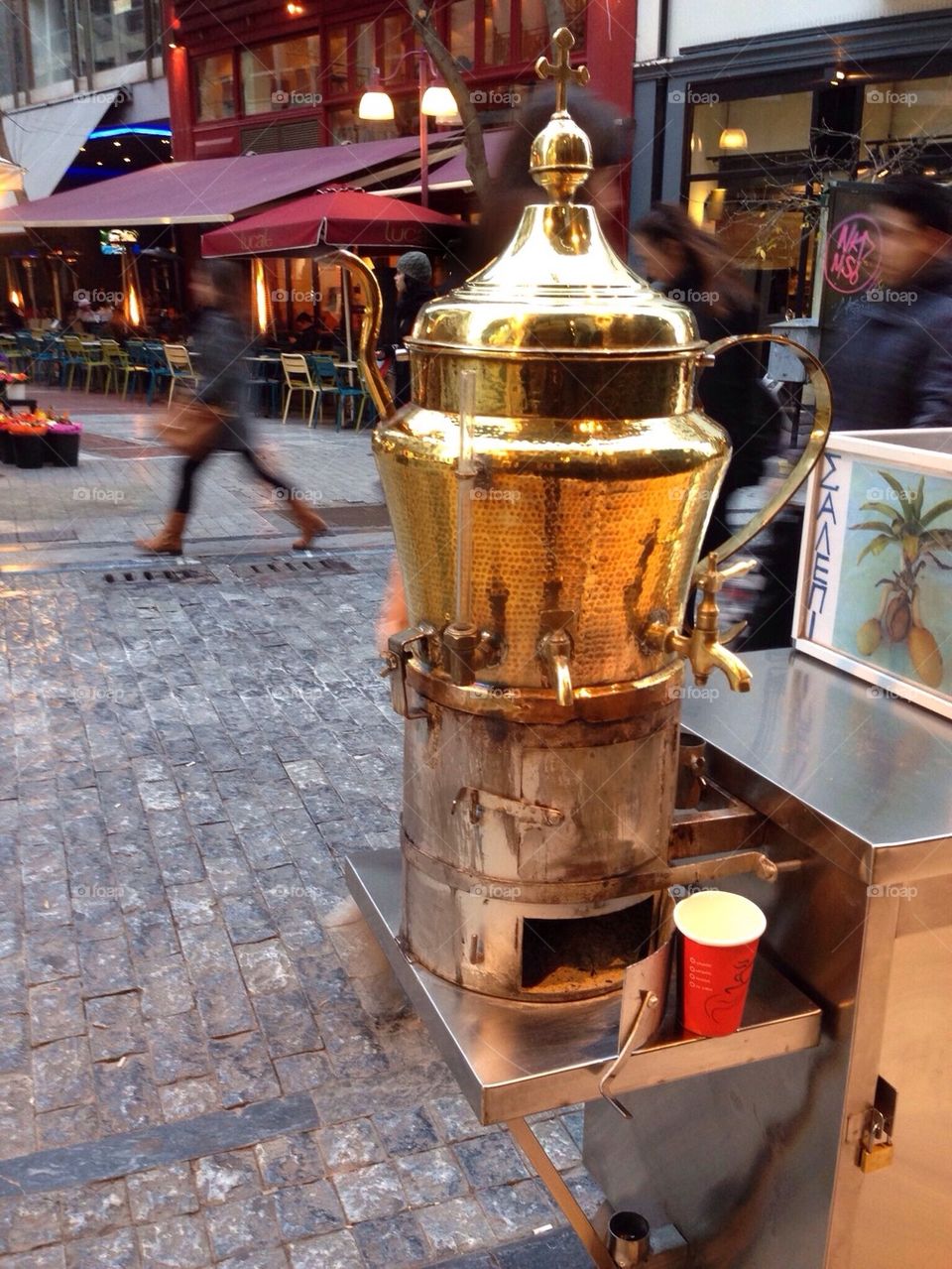 Coffee alfresco!