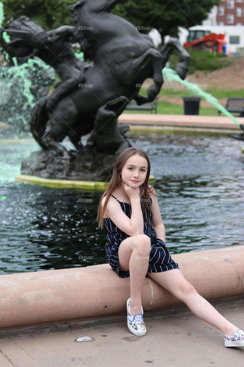kiera by fountain