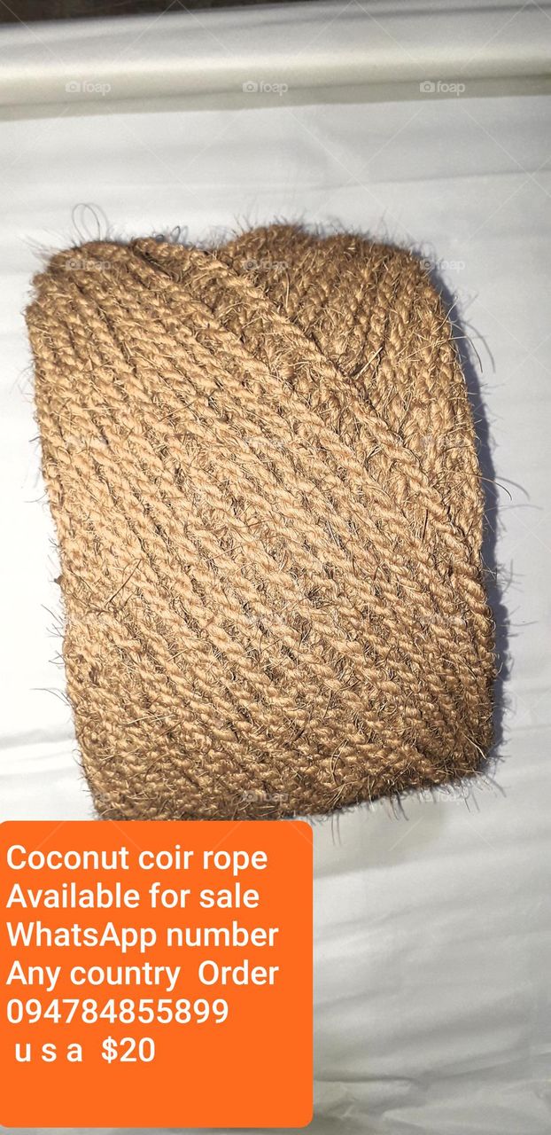Coconut coir rope