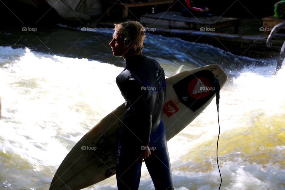 Surfing in Munich 