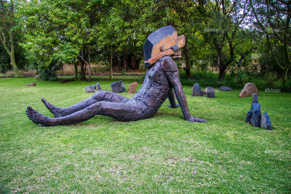 big stone ornament in bitswana