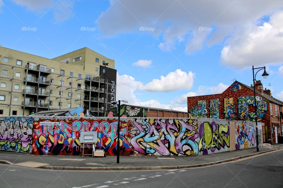 Visual street art. Graffiti is the art 🎨