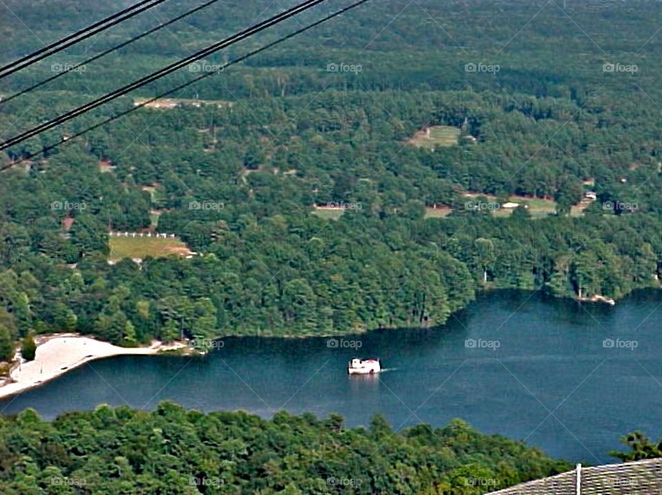 From the top of Stone Mountain in Georgia