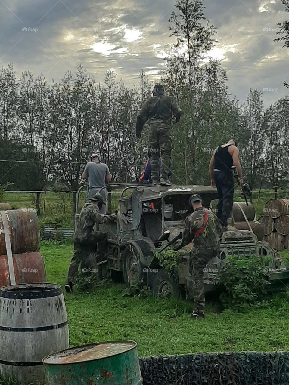 Paintball with surprise party