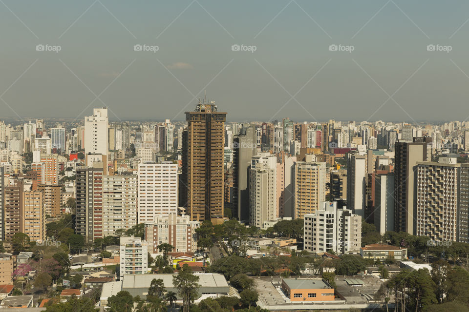 City of Curitiba Parana Brazil.