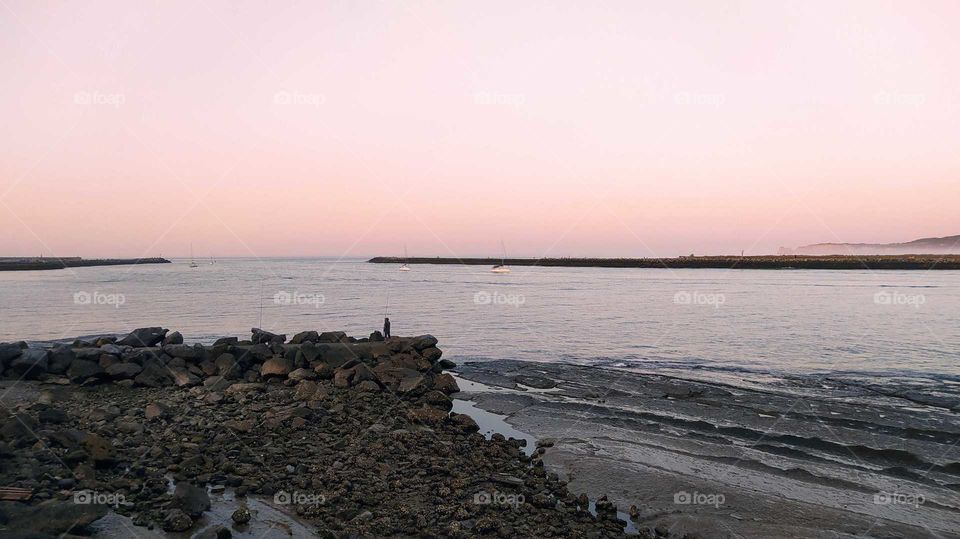 Hondarribia puesta de sol