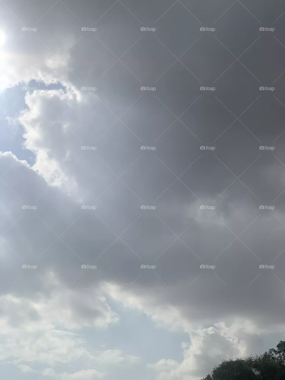 The rain is coming