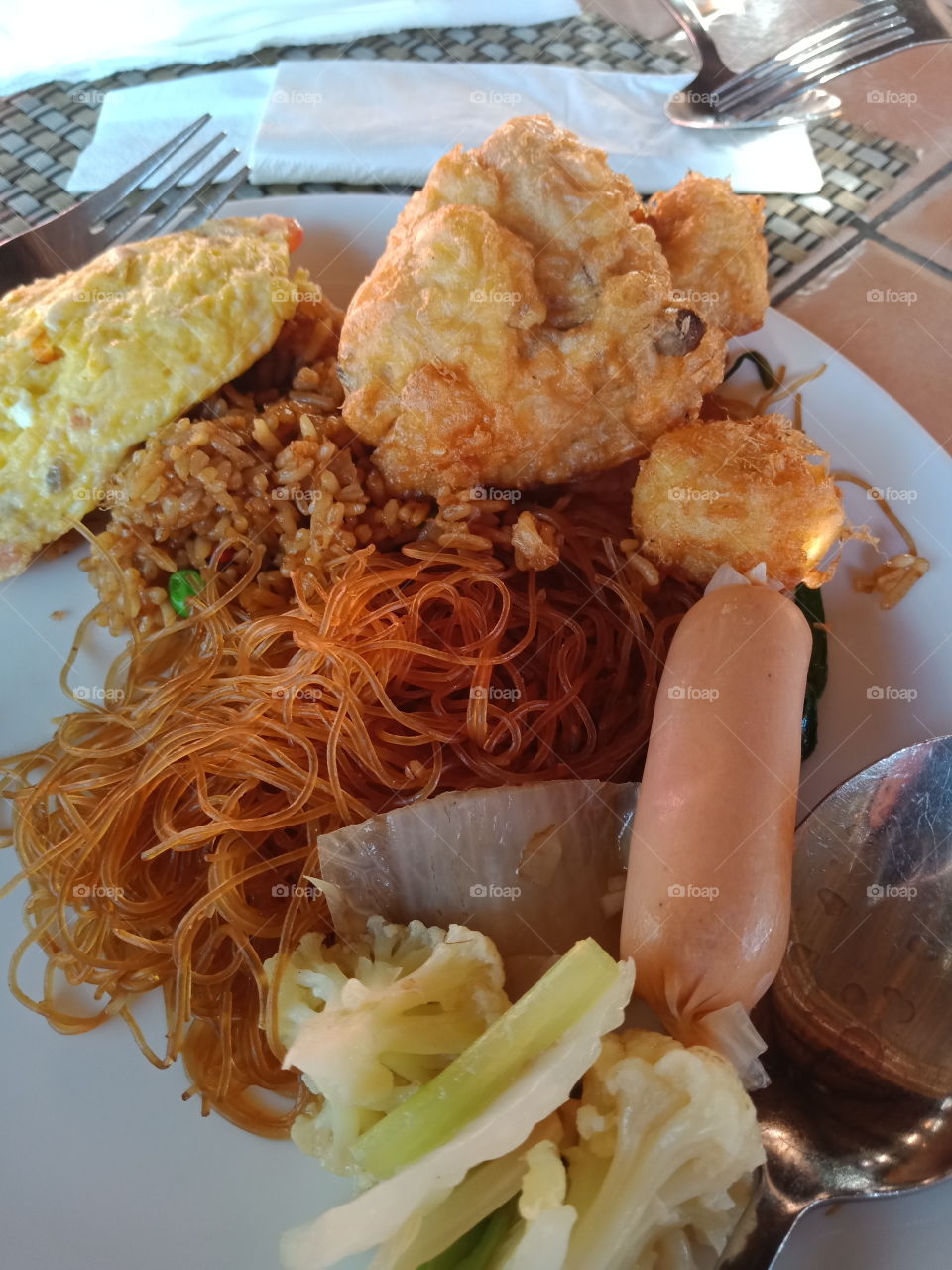 breakfast at the hotel