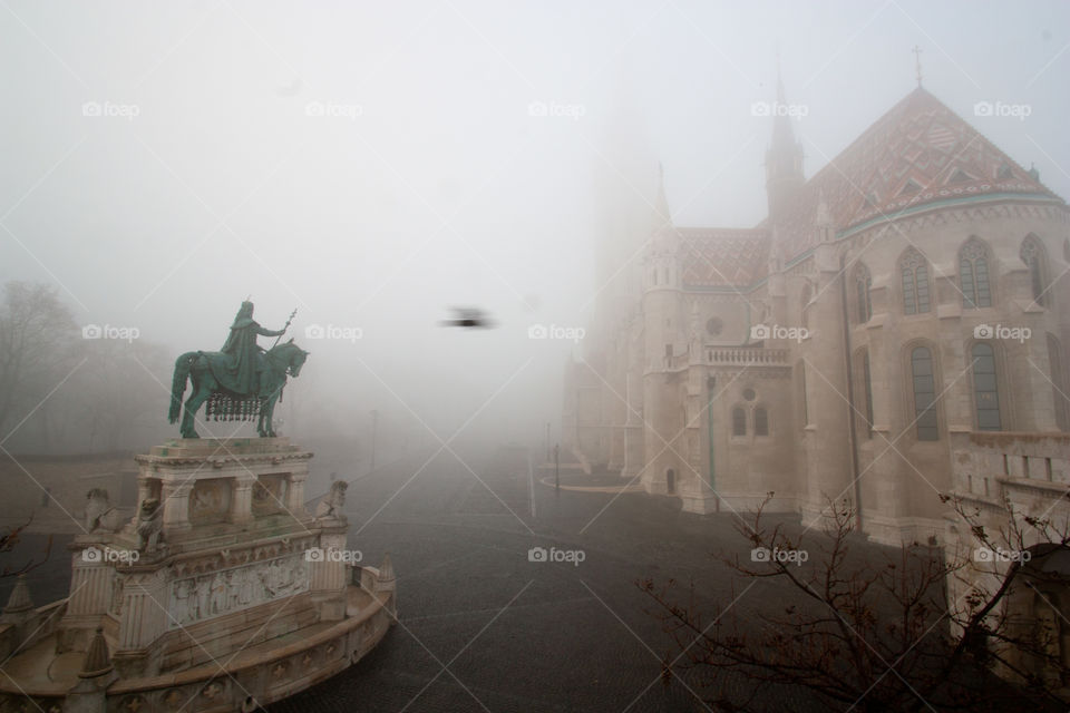 Fog throughout Budapest