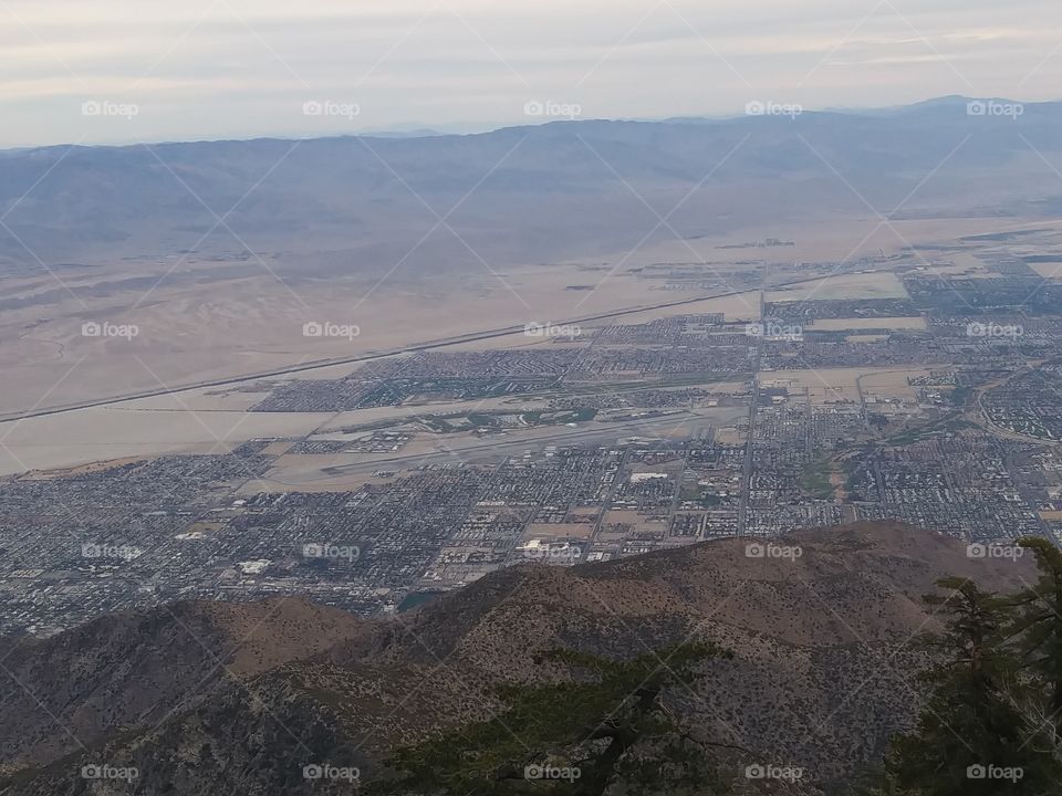 Palms Springs View from Mountain