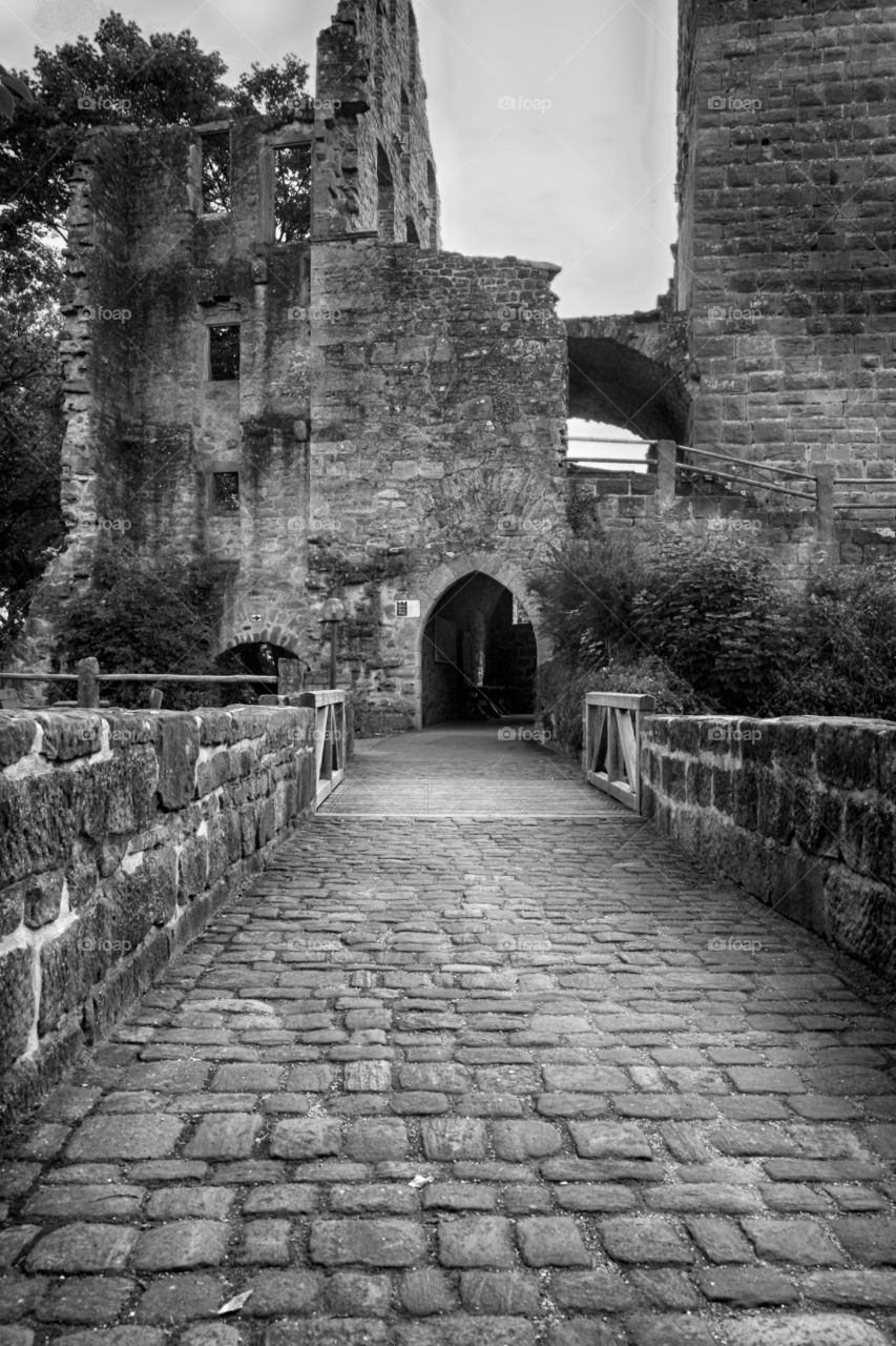 the gate of old castle