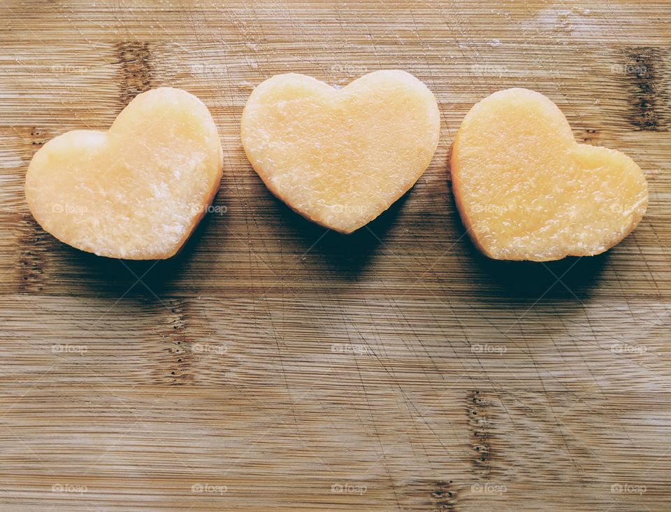 cantaloupe hearts