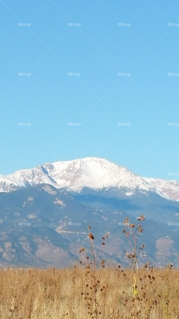 Snow, Sky, No Person, Mountain, Landscape