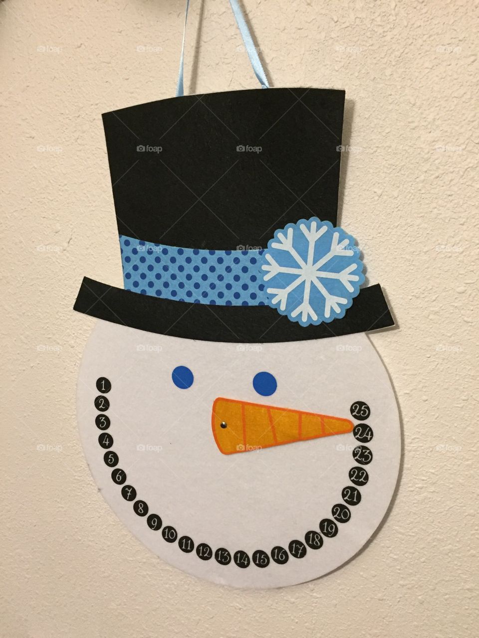 Snowman countdown to Christmas!!
