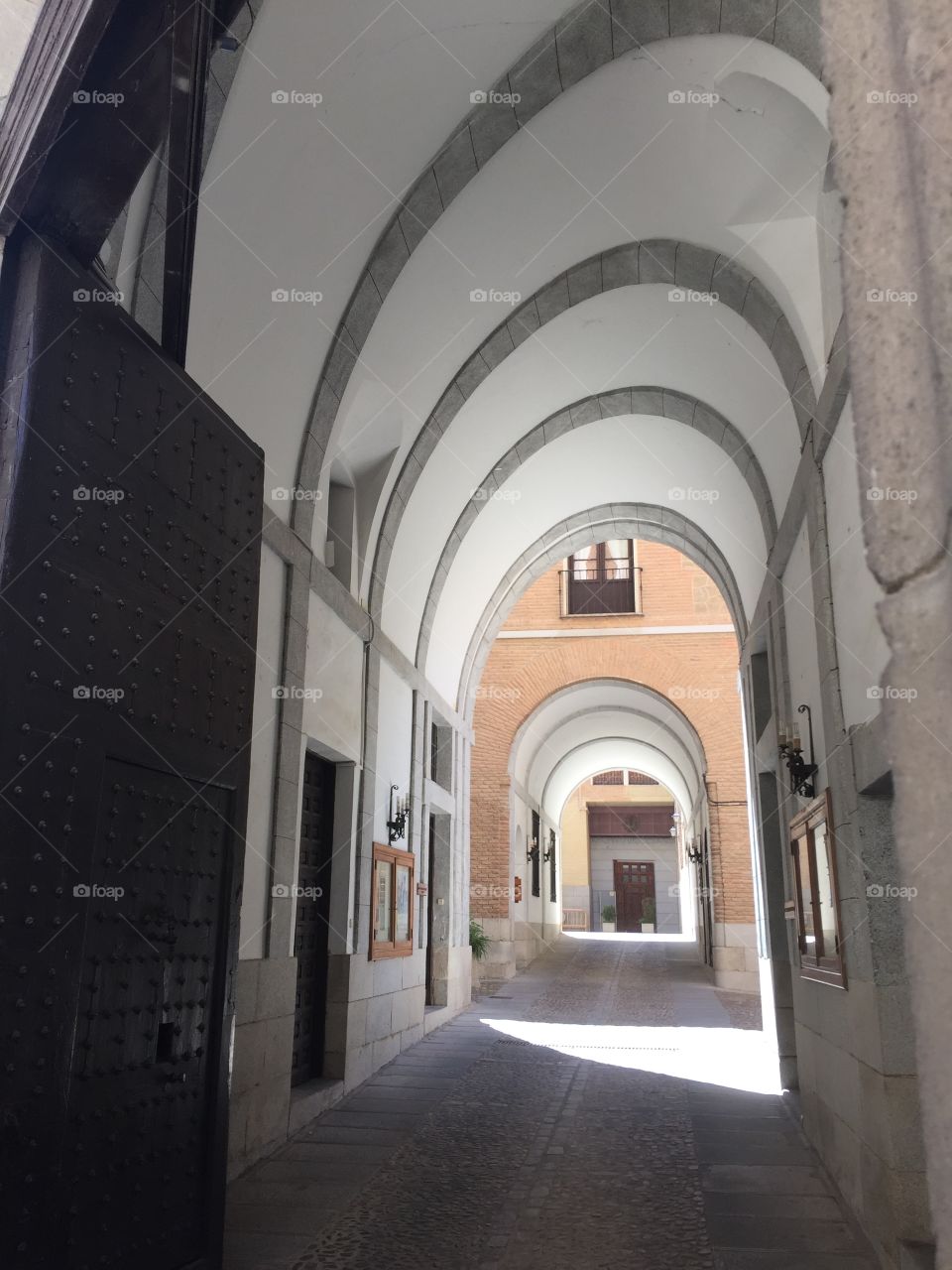 Sight with arcades in Toledo