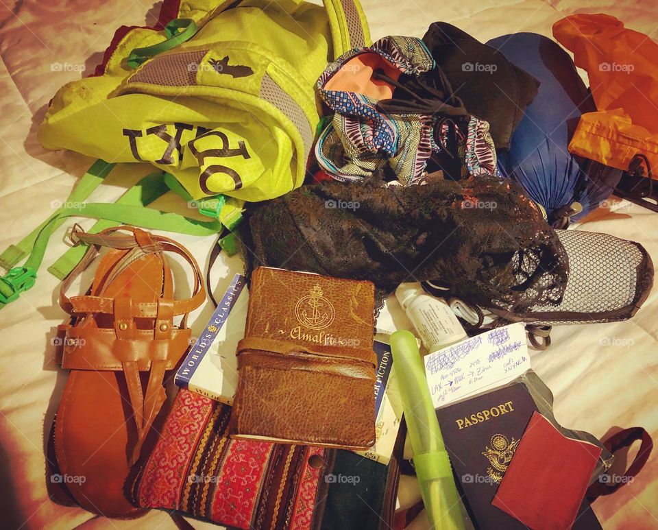 Packing to travel abroad is always stressful but exciting!