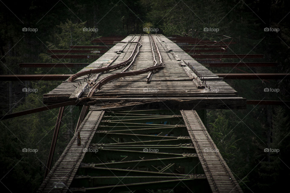 Abandoned bridge
