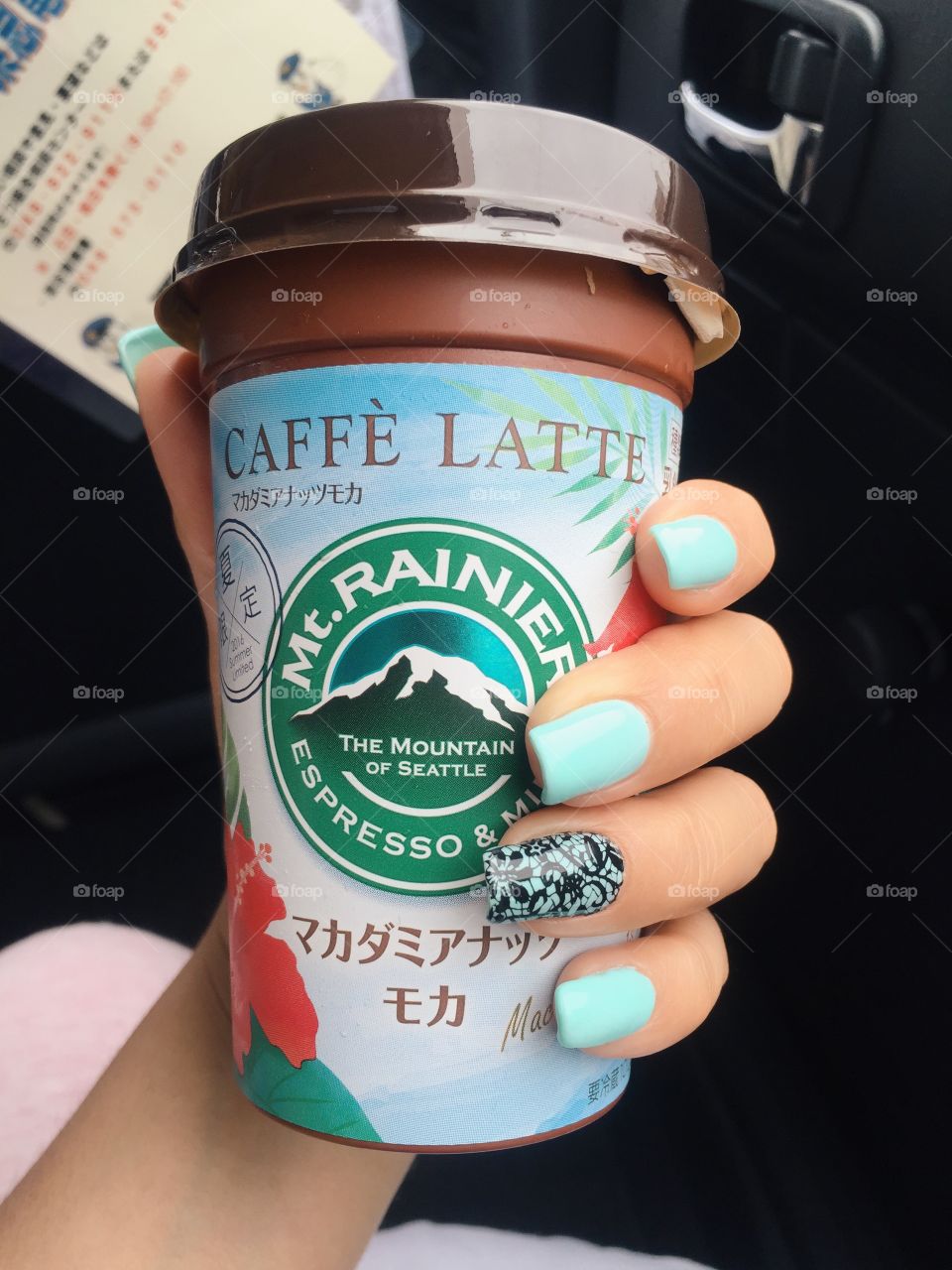 Nail art and coffe