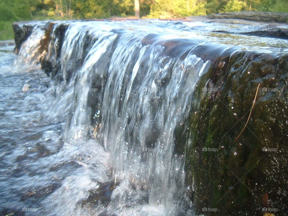 Waterfall, Water, River, Stream, Nature