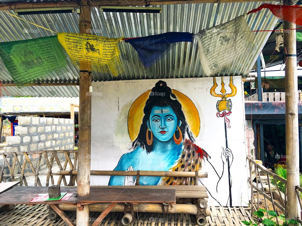 Art in Nepal.