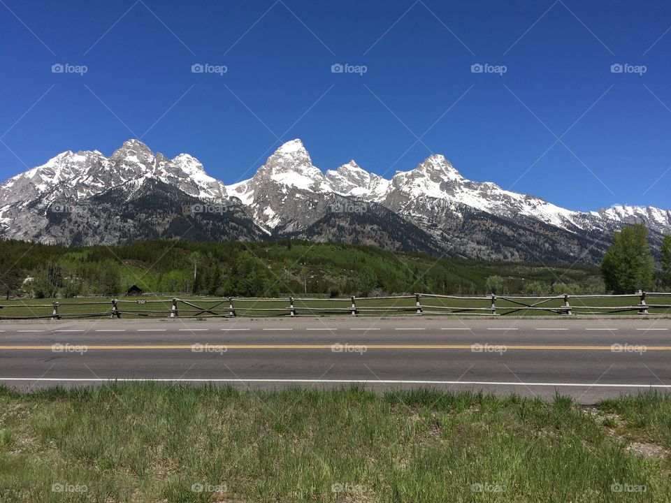 Grand Teton Mountain Range