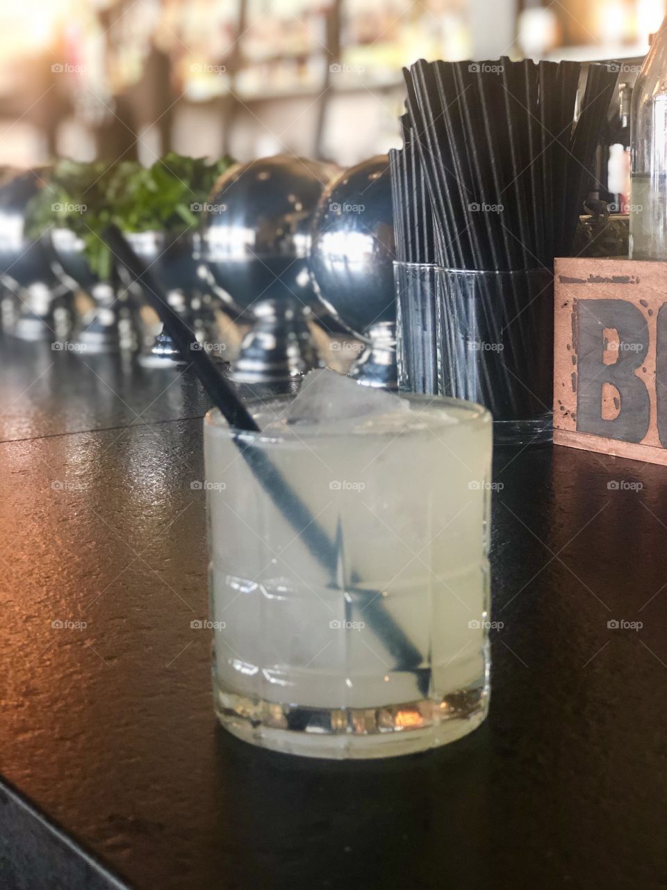 Vodka Water with Lime