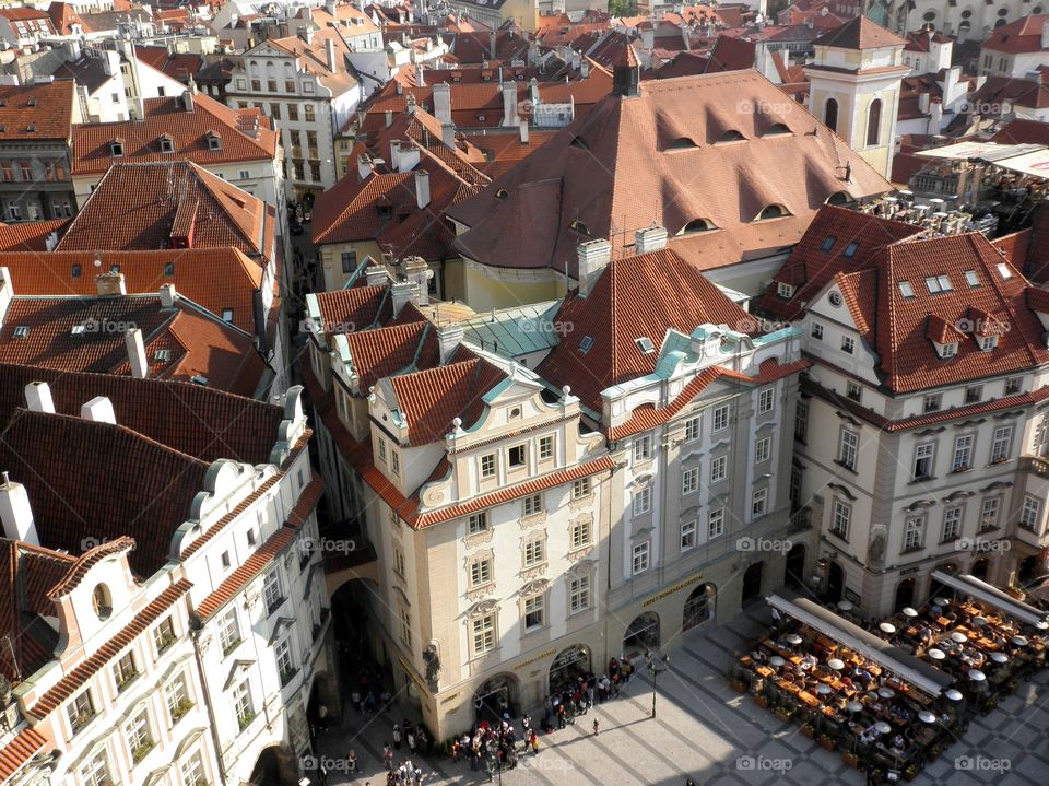 Prague. View from Old Town Hall Tower
