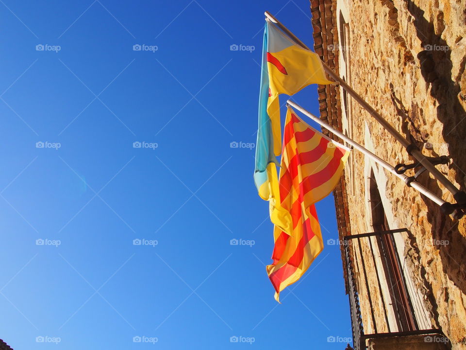 flags Catalonia