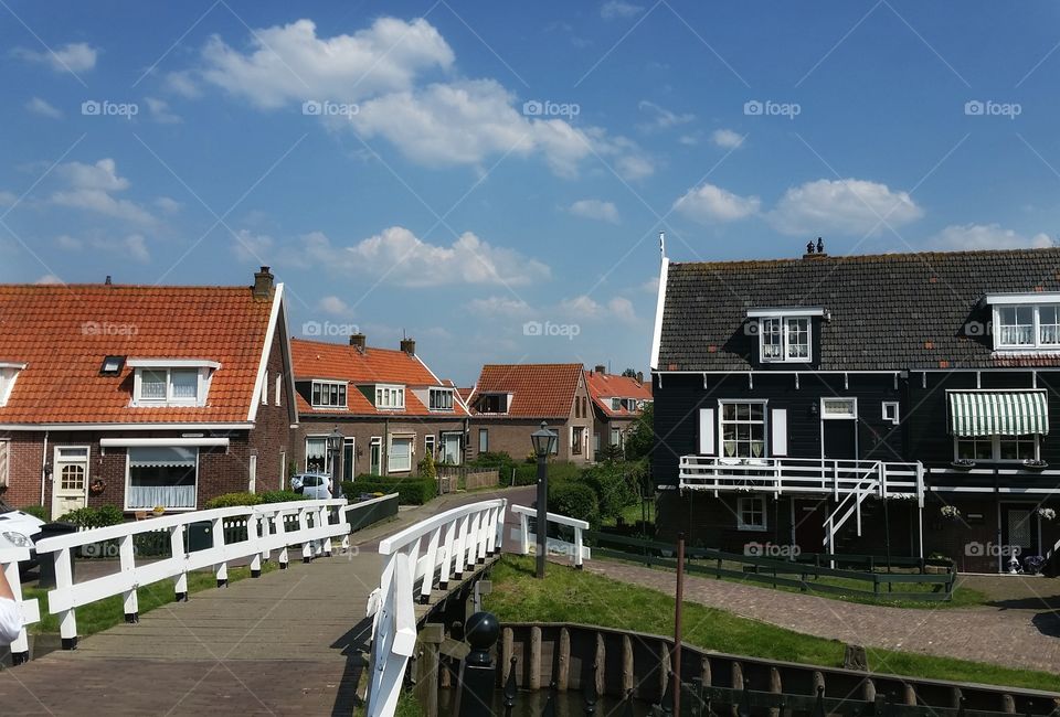 Houses in Marken City - Netherlands