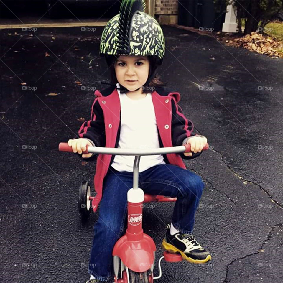 Bad To The Bone. Tot On Bike