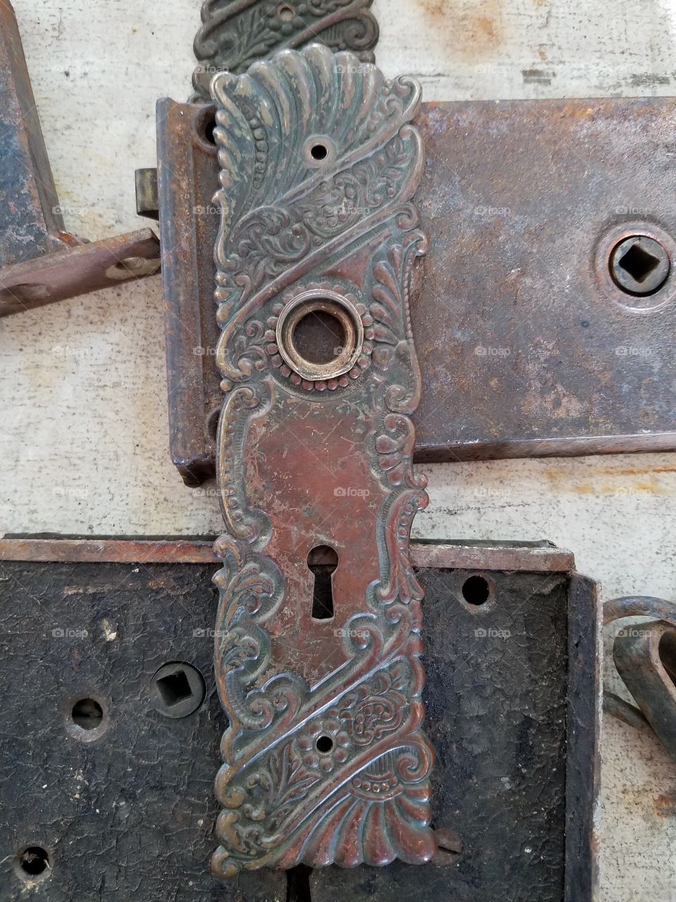 Vintage door plate